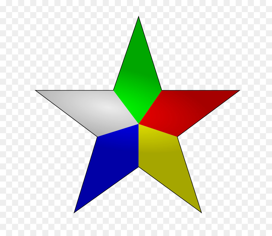 Estrela Colorida，Forma PNG