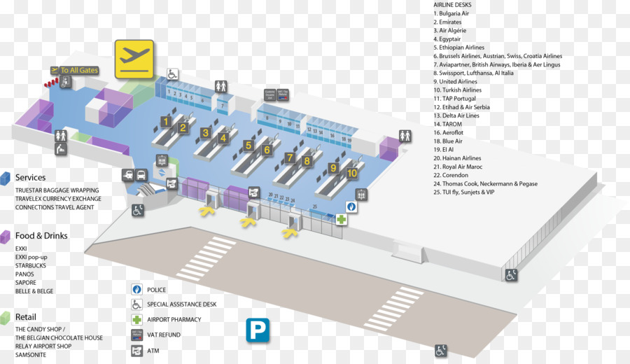 Mapa Do Aeroporto，Terminal PNG