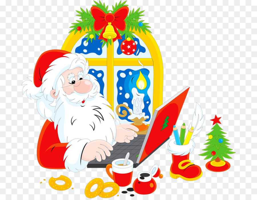 árvore De Natal，Papai Noel PNG