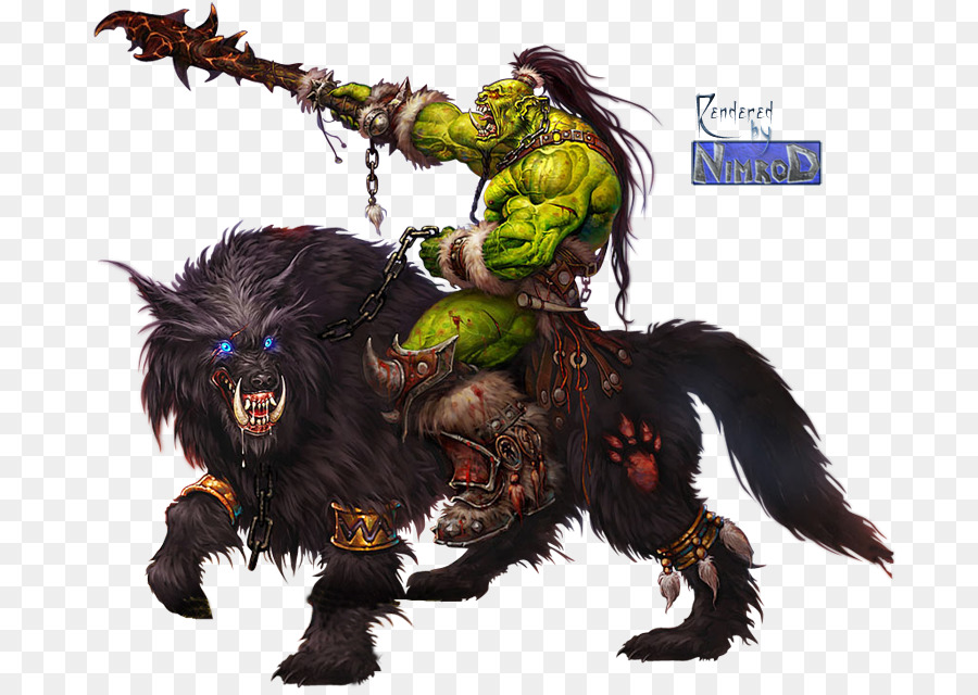 Orc，Lobo PNG