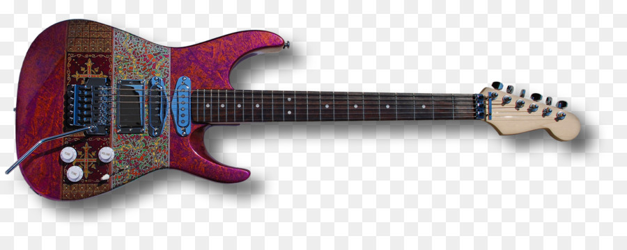 Guitarra Elétrica，Desenho De Caveira PNG