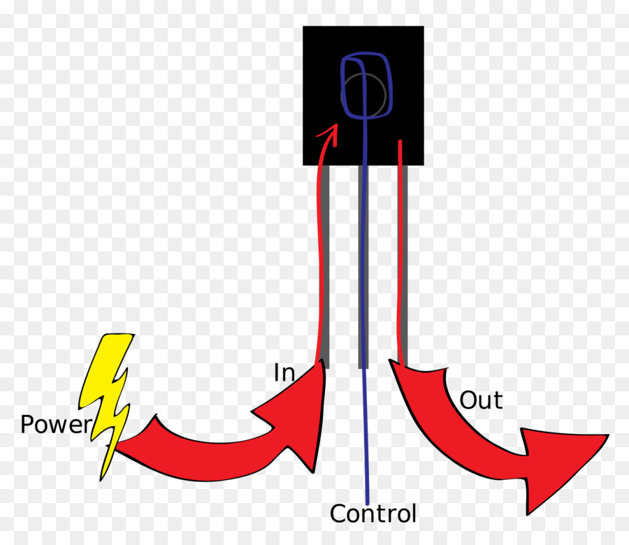 Transistor，Transistor Darlington PNG