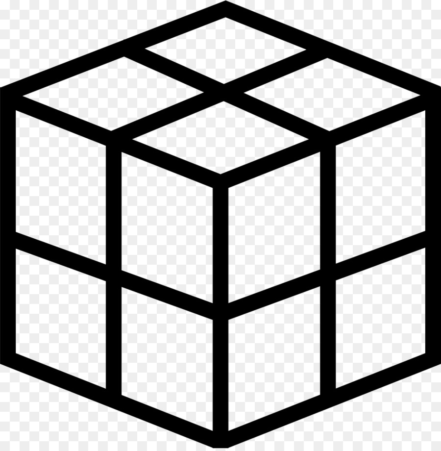 Cubo Preto，3d PNG