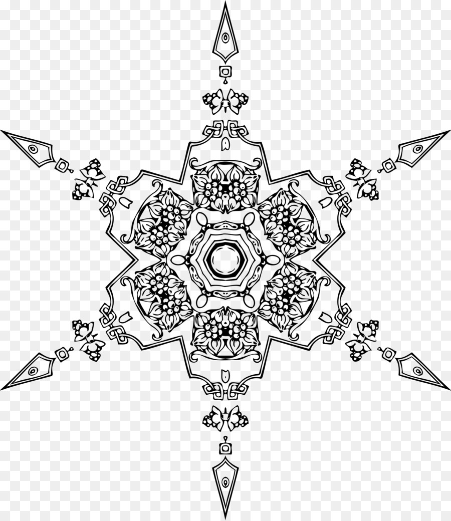 Mandala Negra，Padrão PNG