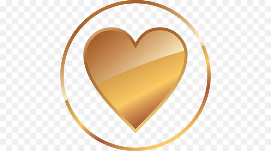 Coração Amarelo，Amor PNG