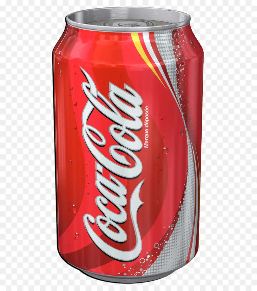 Lata De Coca Cola，Bebida PNG