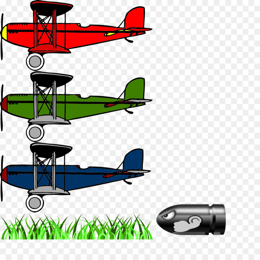 Aviões，Biplano PNG