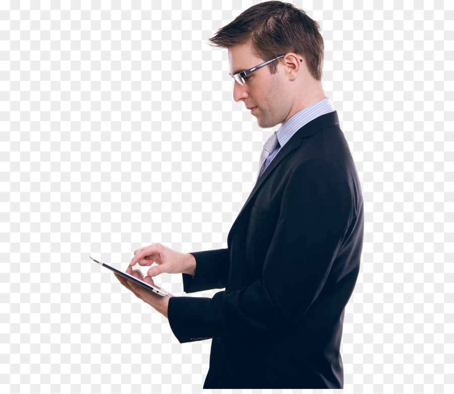 Homem Com Tablet，Negócios PNG