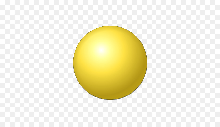 bola amarela brilhante 11421325 PNG