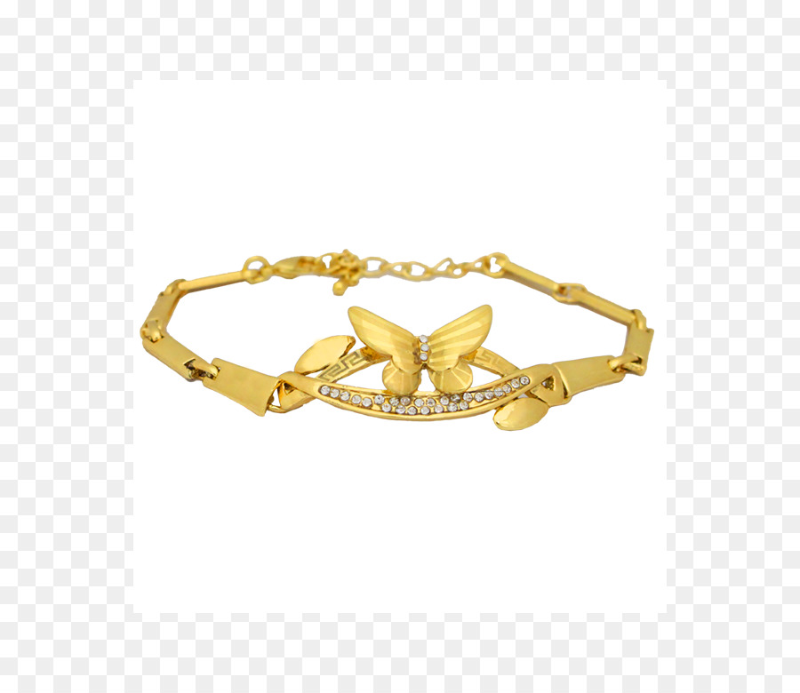 Pulseira De Ouro，Borboleta PNG