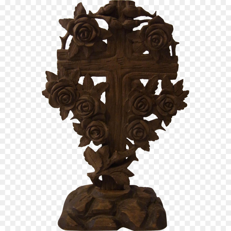 Crucifixo，Escultura Em Pedra PNG