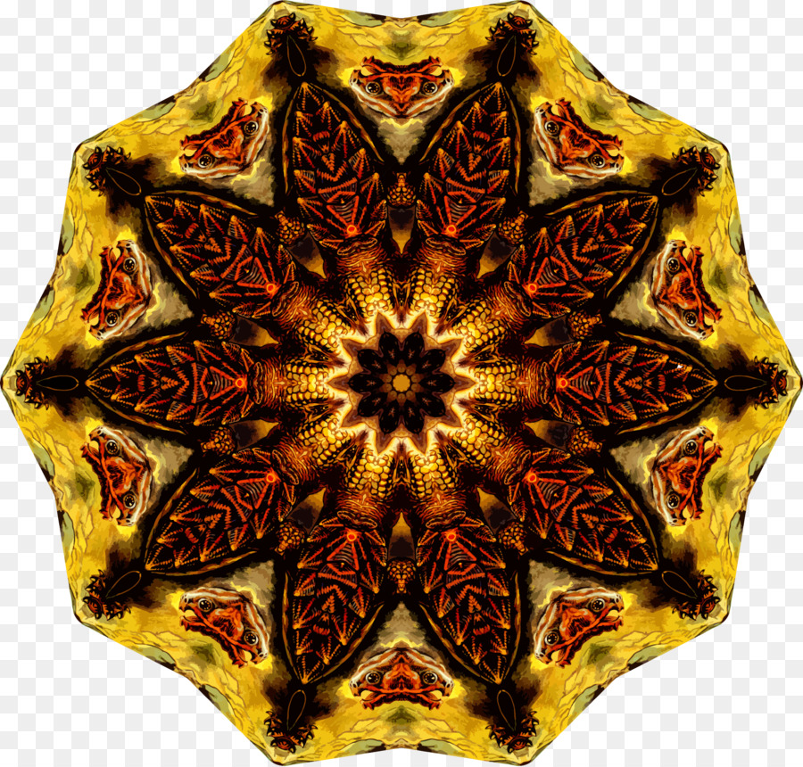 Mandala Colorida，Padrão PNG