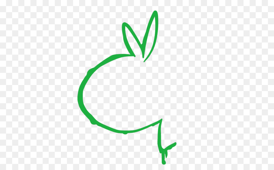 Desenho De Coelho Verde，Verde PNG