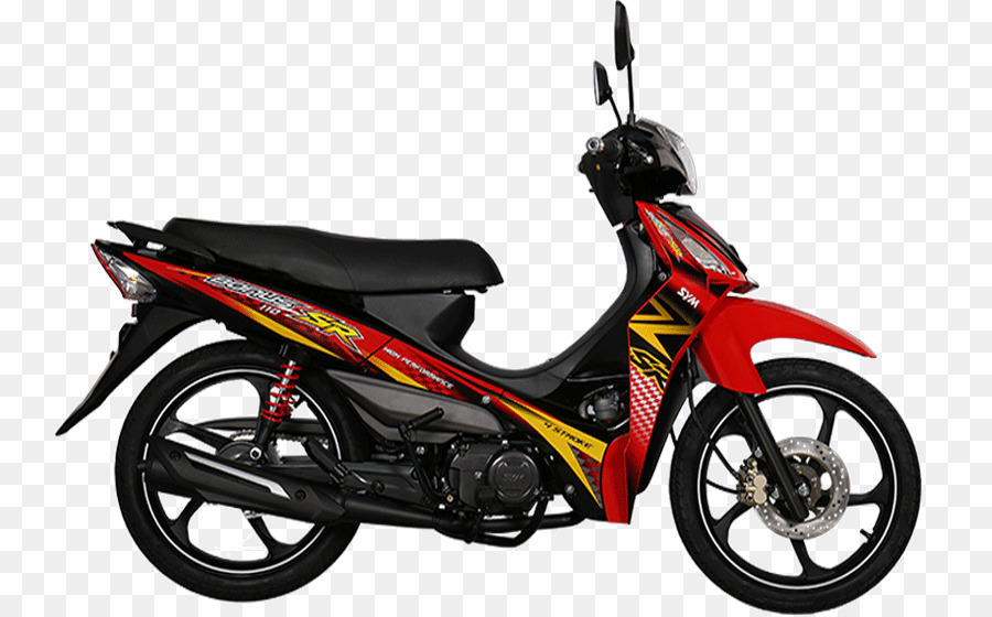 Motocicleta Vermelha，Rodas PNG