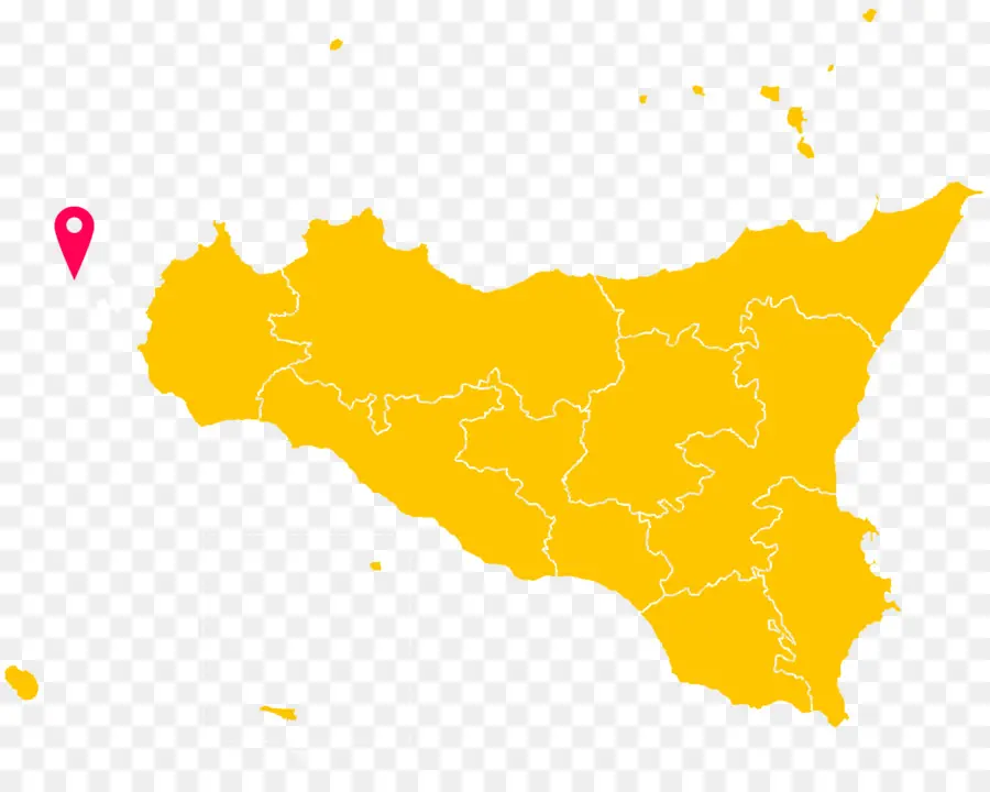 Sicília，Vetor Mapa PNG