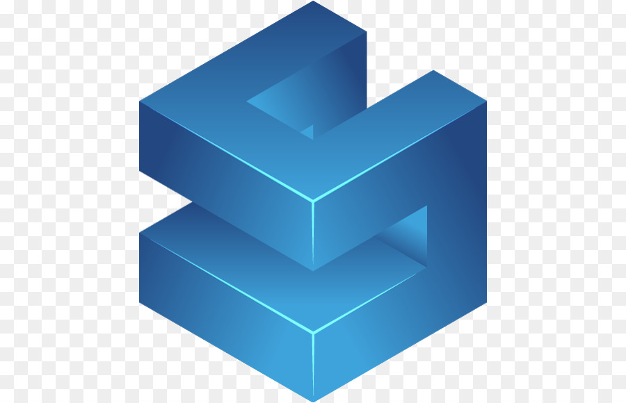 Cubo Azul，Geometria PNG