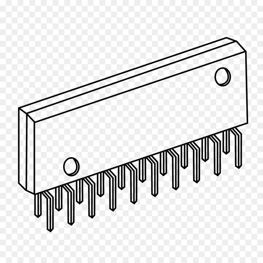 Dual In Line Package，Chips De Circuitos Integrados PNG