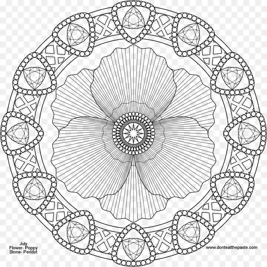 Mandala，Flor PNG