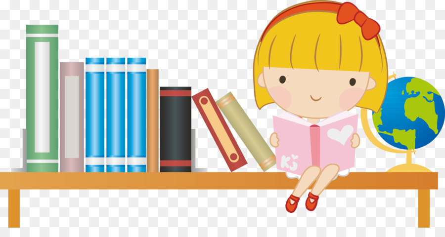 Menina Lendo，Livros PNG