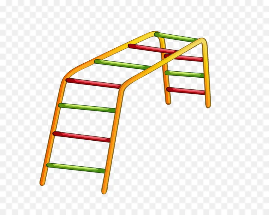 Estrutura De Escalada Colorida，Escada PNG