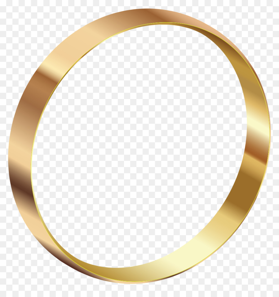 Ouro，Anel PNG