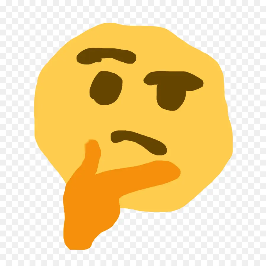 Emoji Pensando，Face PNG