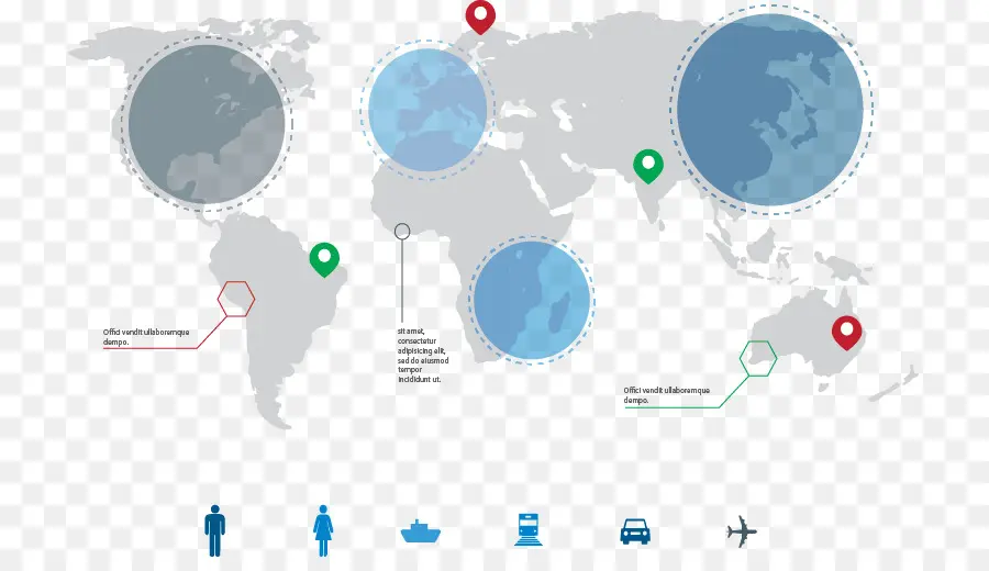 Mapa Mundial，Global PNG