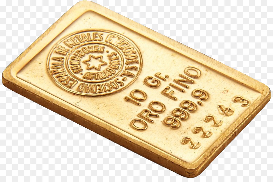 Barra De Ouro，Metal Precioso PNG