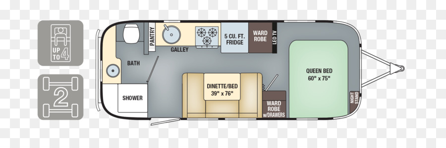 Layout De Caravana，Planta Baixa PNG