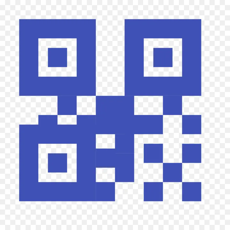 Código Qr Azul，Digitalizar PNG