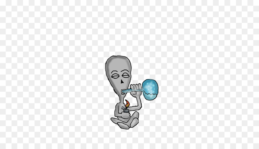 Alienígena Fumando，Extraterrestre PNG