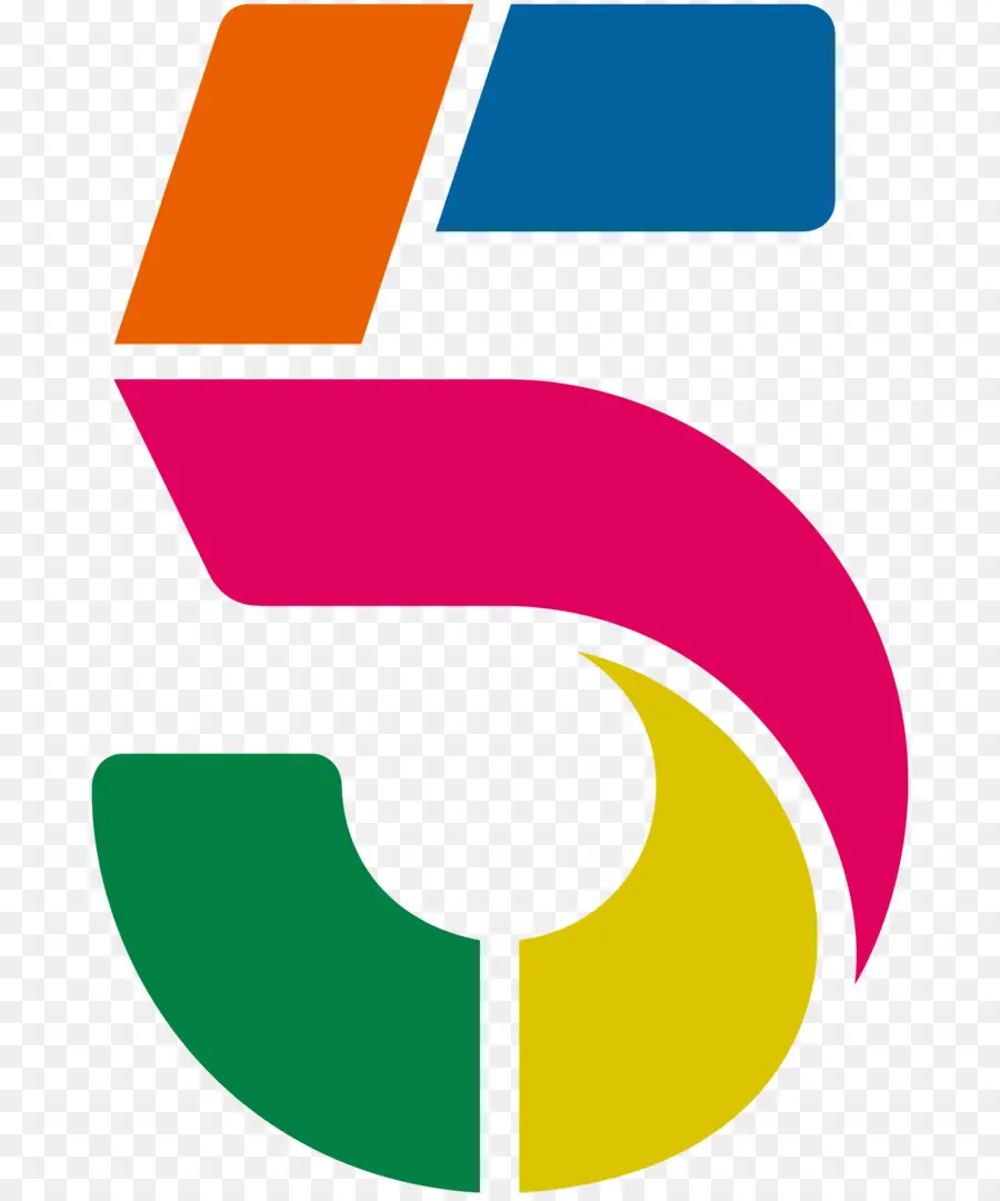 Número 5，Colorido PNG