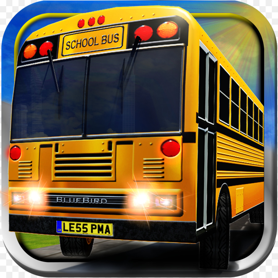 ônibus，Motorista De ônibus Escolar Simulador 3d PNG