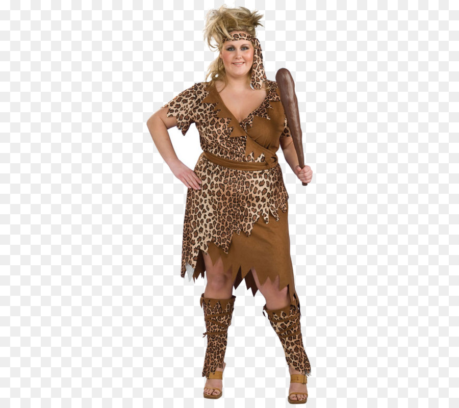 Fantasia De Mulher Das Cavernas，Estampa De Leopardo PNG