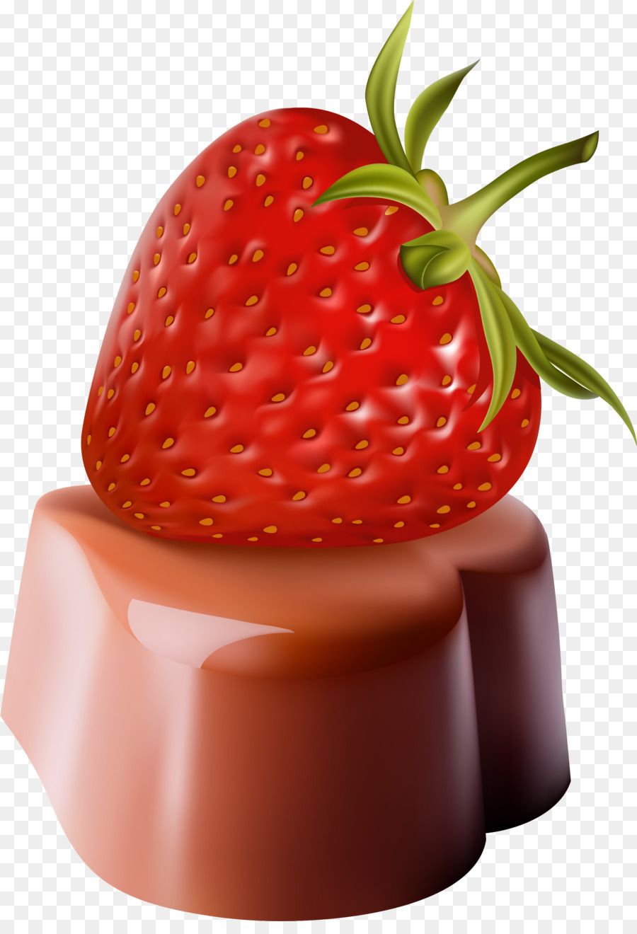 Chocolate，Morango PNG