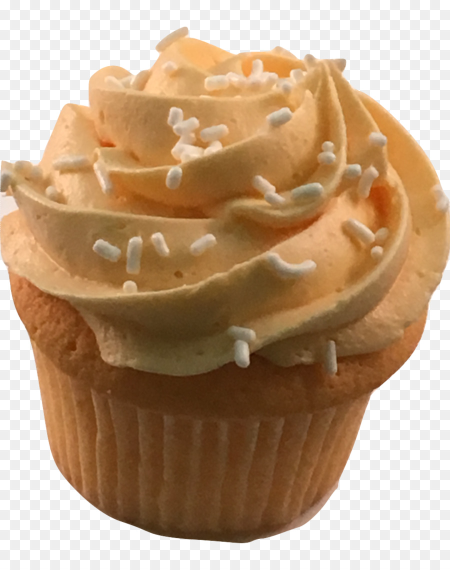 Buttercream，Cupcake PNG