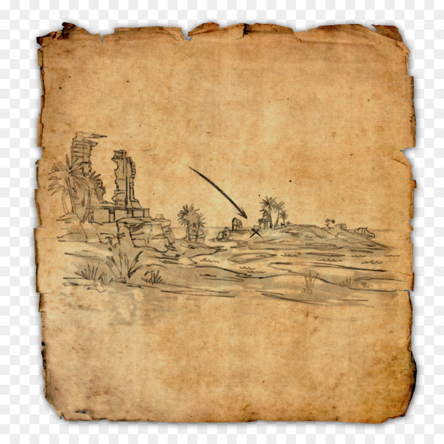Elder Scrolls Online Morrowind，Mapa Do Tesouro PNG