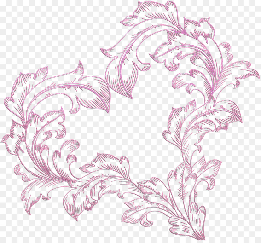 Padrão Floral Roxo，Ornamento PNG