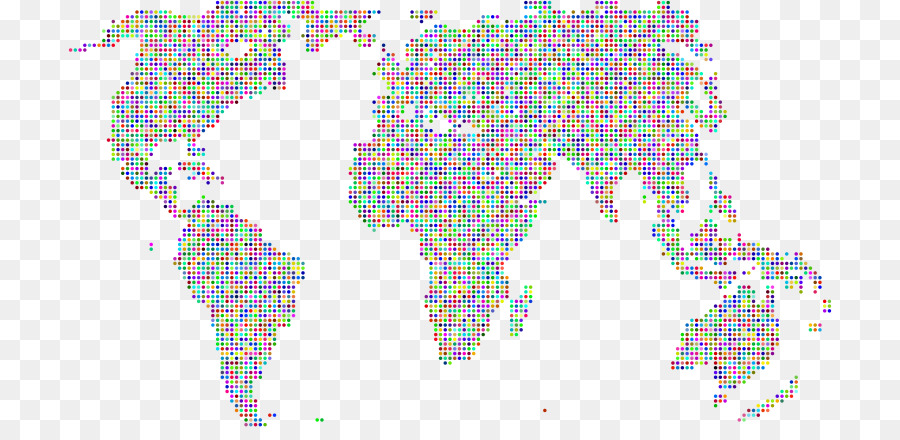 Mapa Mundial，Continentes PNG