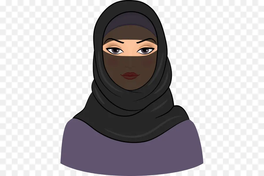 Mulher Em Hijab，Véu PNG