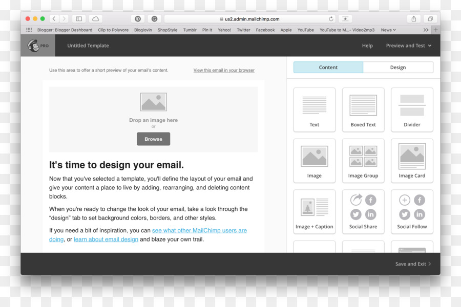 Responsive Web Design，Mailchimp PNG