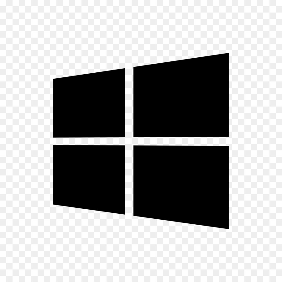 Logotipo Do Windows，Preto PNG