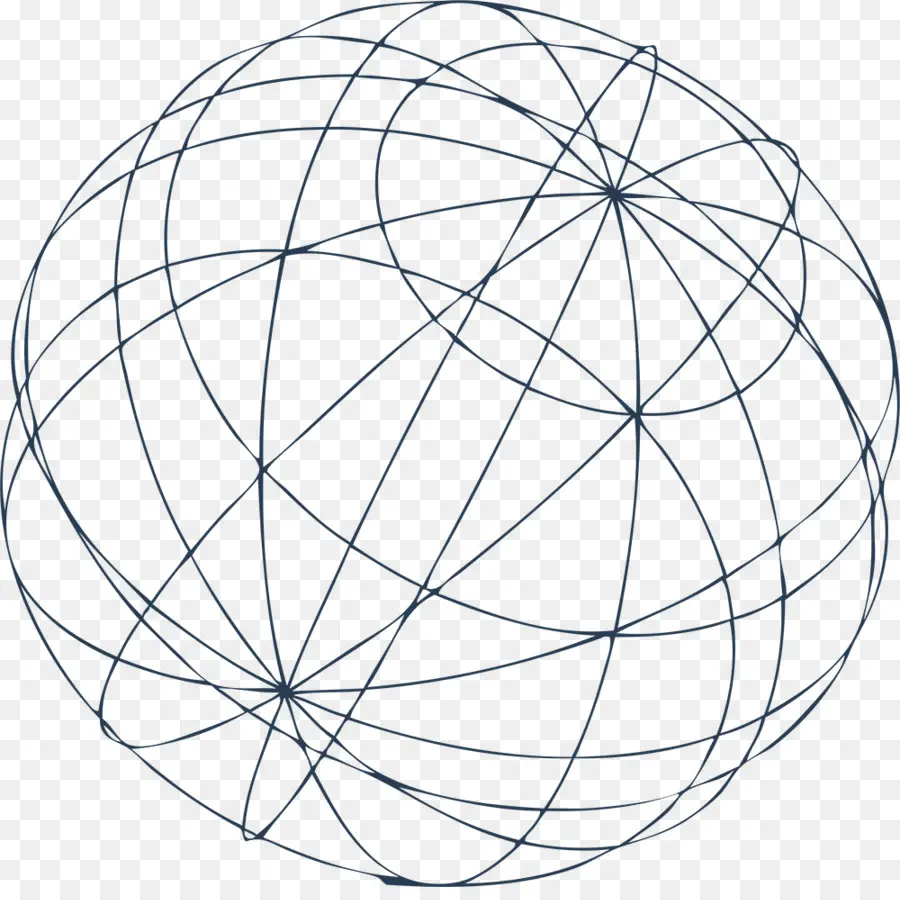 Esfera Geométrica，3d PNG