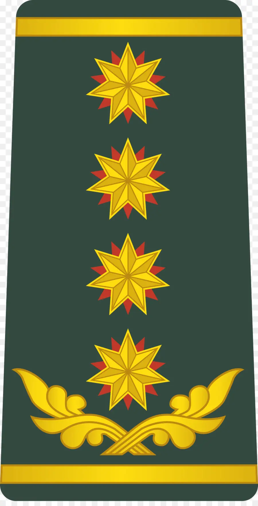 Insígnia De Posto Militar，Estrelas PNG