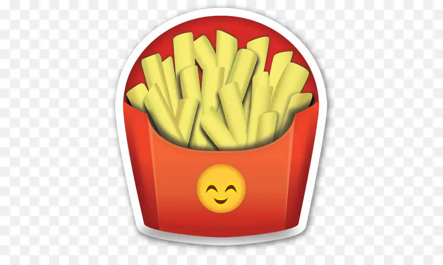 Emoji De Batatas Fritas，Comida PNG