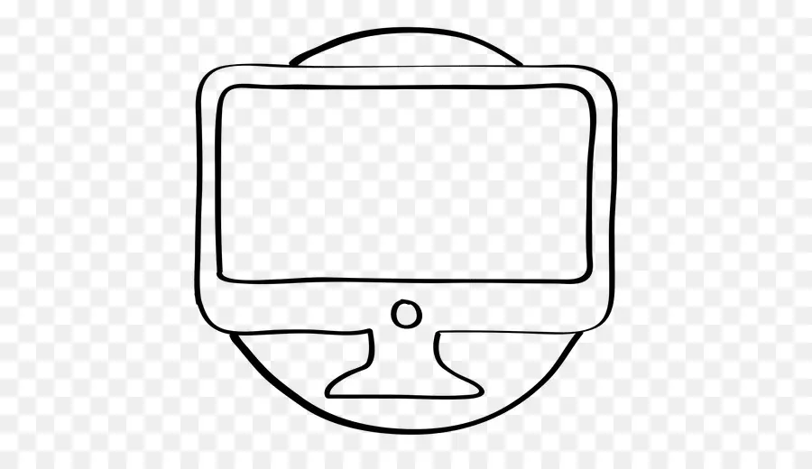 Monitor De Computador，Contorno PNG