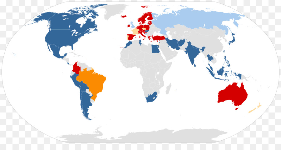 Mapa Mundial，Países PNG