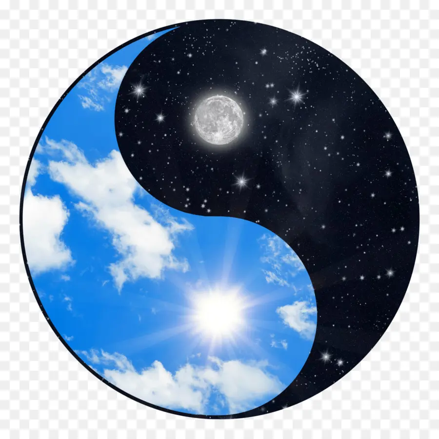 Yin Yang Sol E Lua，Equilíbrio PNG