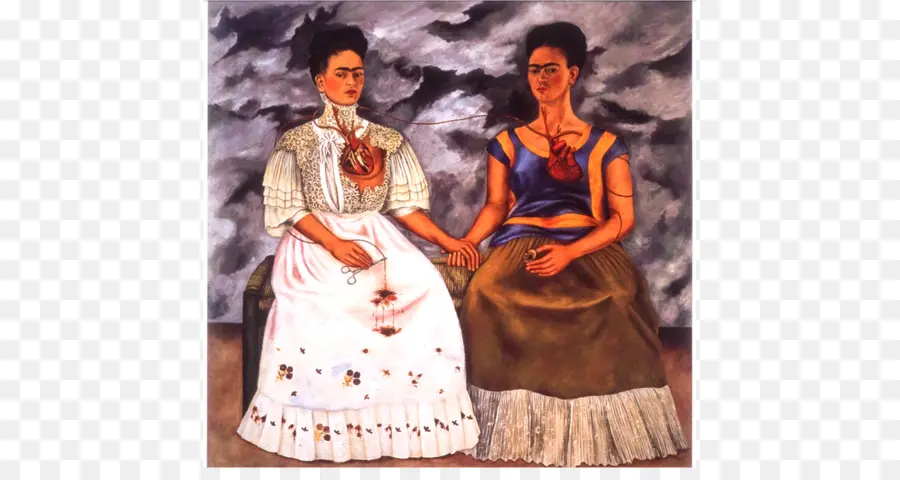 Pintura De Duas Mulheres，Arte PNG