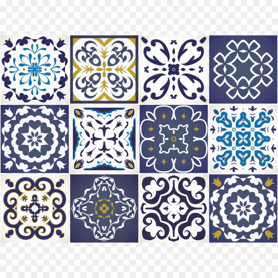 Azulejos，Padrão PNG